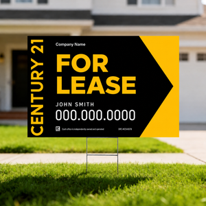 LEGACY FOR LEASE Yard Sign – 18" x 24" (with spikes)