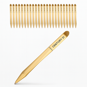 25 x Relentless Champagne Twist Pens - NOW IN BLUE INK!