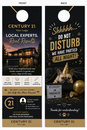 Door Hanger printed on 2 sides | Personalized