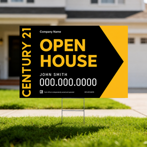 Custom Corrugated Plastic Yard Sign – 18" x 24"
