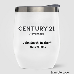 Escape Double Wall Wine Cup 11oz - Personalized