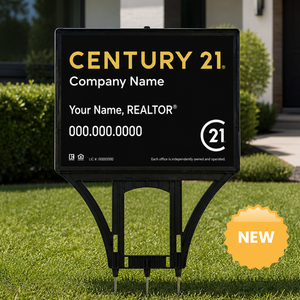 Legacy RealFrame™ Yard Sign Holder – Strong, Sleek & Built to Impress | Personalized