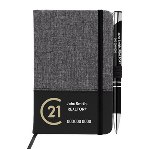 Twain Notebook & Tres-Chic Pen Gift Set - Personalized