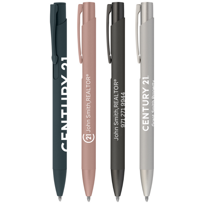 Crosby Rubberized Finish Pen - Personalized