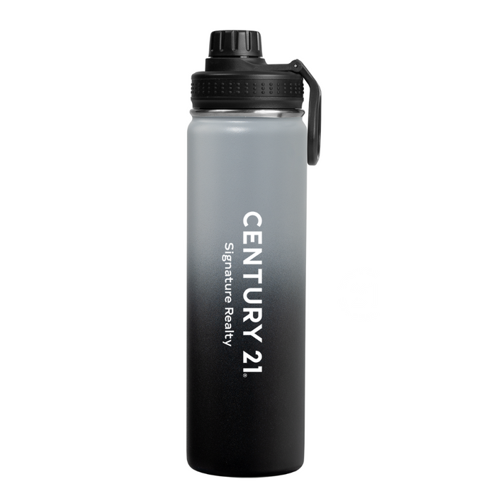 Alaska Ombre - 24 oz. Stainless Steel Double Wall Water Bottle - Personalized