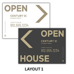 Rectangle Yard Signs - Personalized with Ground Spike