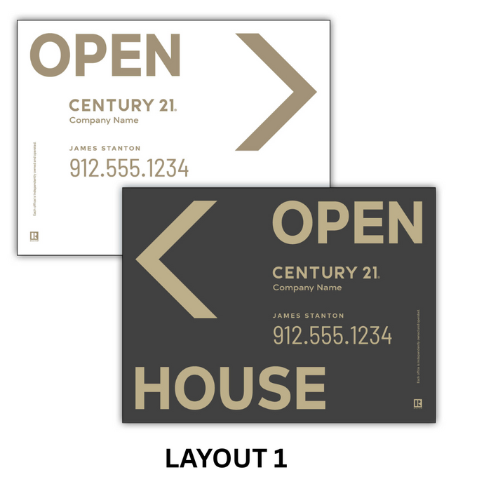 Rectangle Yard Signs - Personalized with Ground Spike