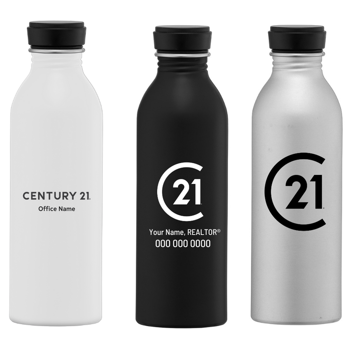 Rio 18oz Single Wall Aluminium Bottle - Personalized