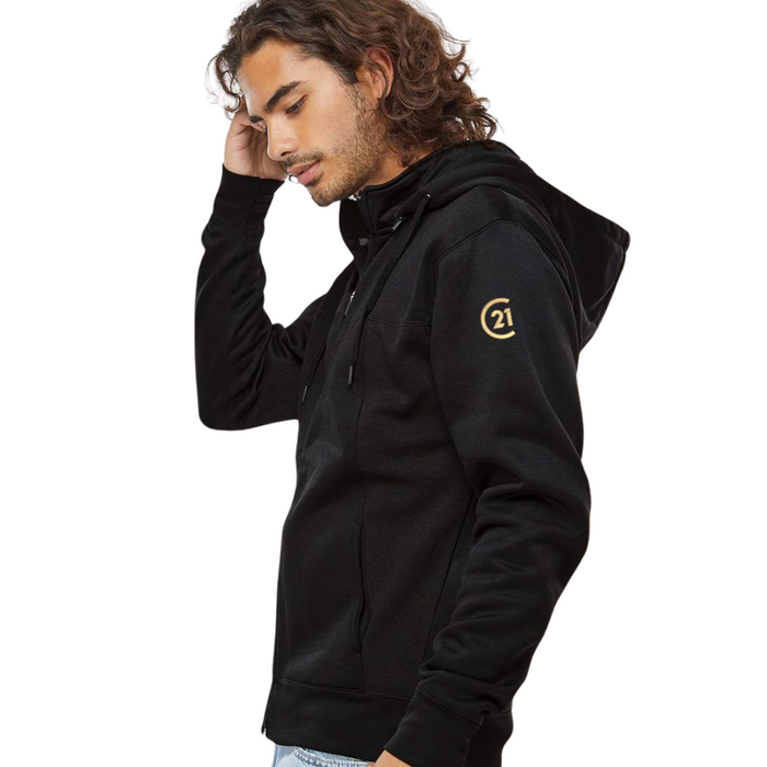 Independent Trading Co.  Poly-Tech Full-Zip Hoodie