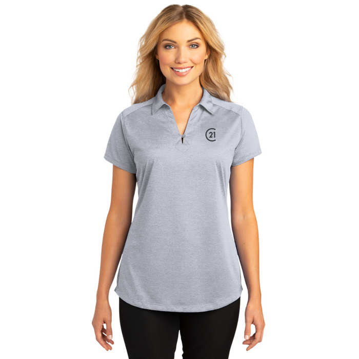Trends Womens Silver Loop Polo - Close Out