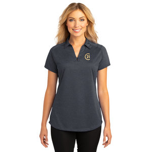 Trends Womens Grey Loop Polo - Close Out