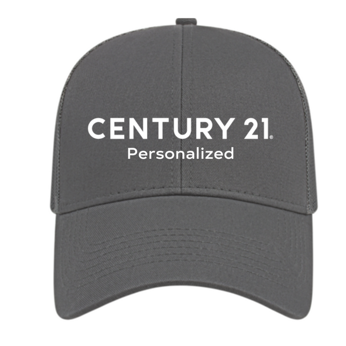 Grey Trucker Cap - Personalized