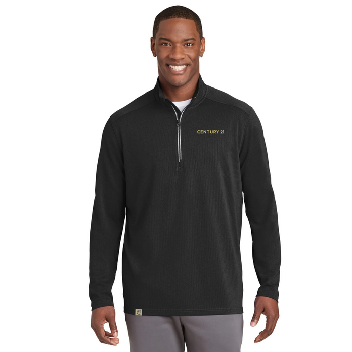 Designer Textured 1/4 Zip - Mens