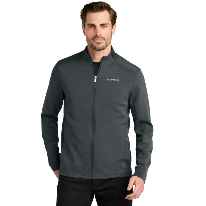Wordmark OGIO® Transcend Full-Zip Mens - Tarmac Grey