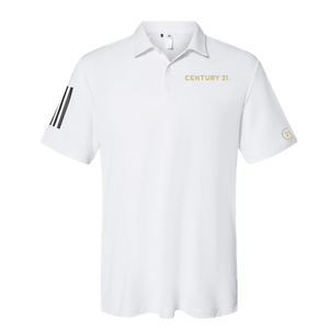 Adidas Mens 3-Stripes Polo – Century 21 Edition
