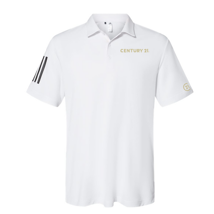 Adidas Mens 3-Stripes Polo – Century 21 Edition