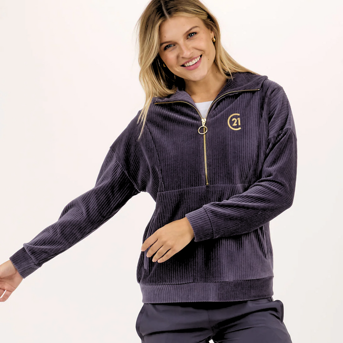 Corded 1/4 Zip Pullover - NEW