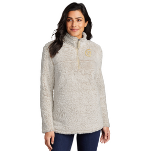 Cozy Womens Sherpa 1/4 Zip Fleece