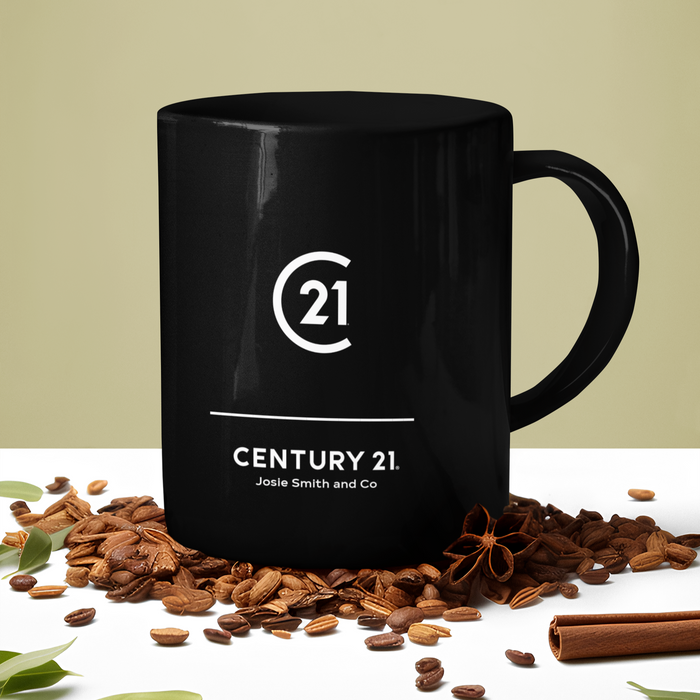 12 oz. Seattle Black Mug - Personalized