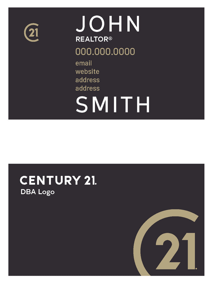 100 pcs - Business Card 3 - 16pt Card UV Coated