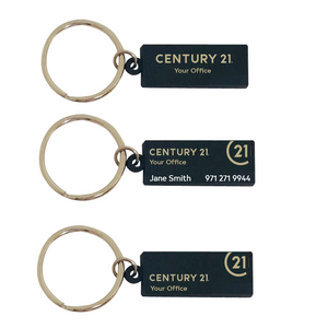 2D Rectangle PVC Keyring - Personalized