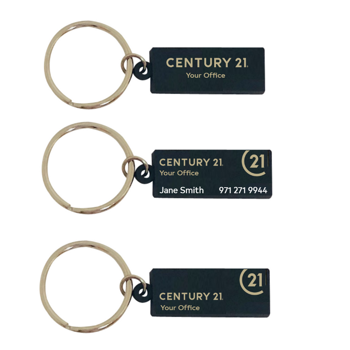 2D Rectangle PVC Keyring - Personalized