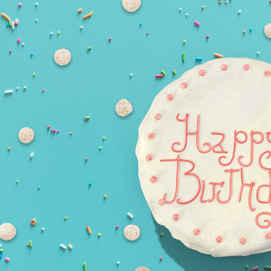 Sprinkle Cake Bites, Small - Your Logo Label